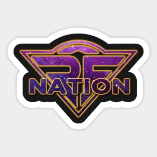 purple space Sticker